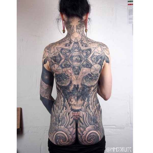 Occult back piece