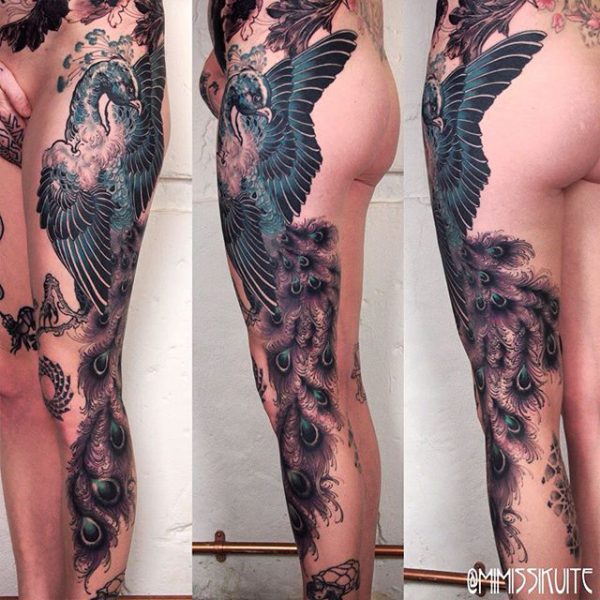 Full leg Peacock