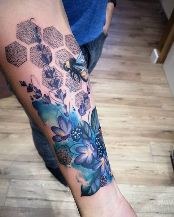 bumblebee flower tattooTikTok Search