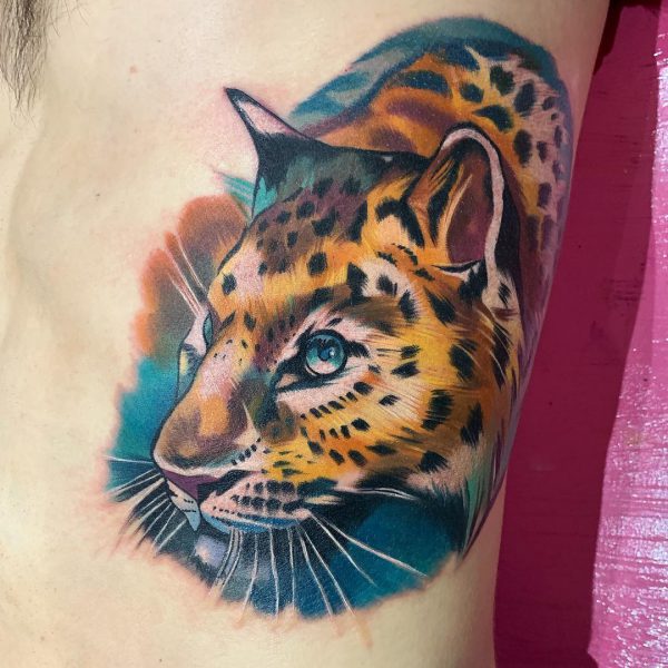 50 Snow Leopard Tattoo Designs For Men  Animal Ink Ideas  Snow leopard  tattoo Leopard tattoos Tattoo designs men