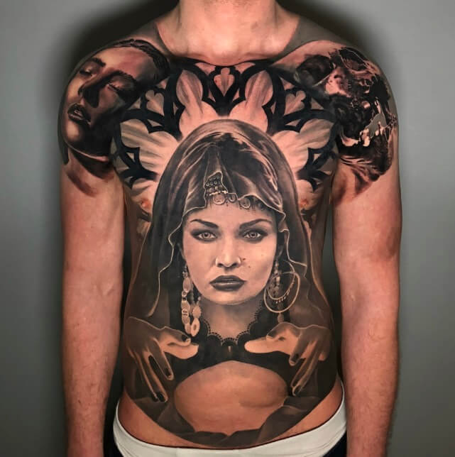 A fortune teller by Charlotte at Heirloom in Halifax NS Canada  r tattoos